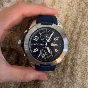 lacoste all stainless steel water resistant 5 atm